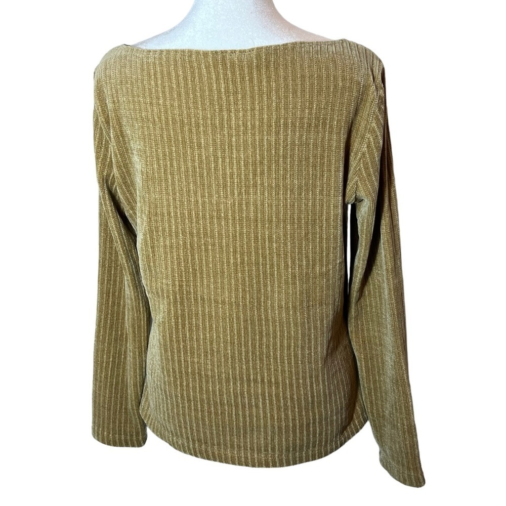 L'AGENCE Soft Knit Sweater, Gold Yellow, NWT, Small - Picture 3 of 4